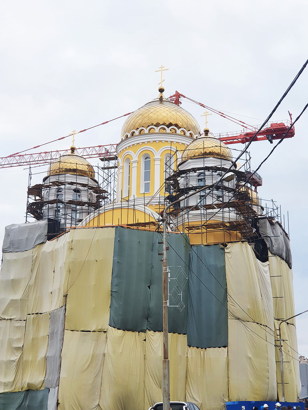 Изготовление куполов и крестов для Храма Святой Варвары